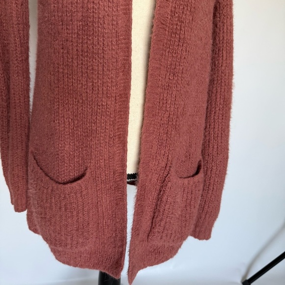 Miracle Rust Open-Front Cardigan size small - Picture 3 of 11